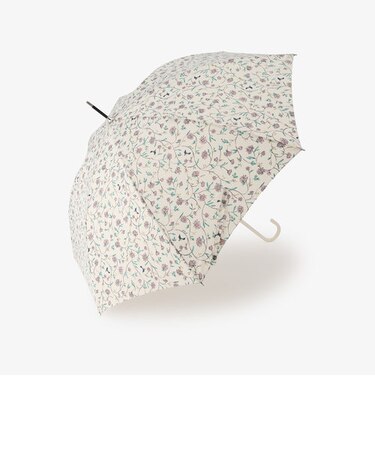 フラワープリント長傘 雨傘
