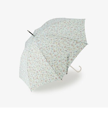 フラワープリント長傘 雨傘