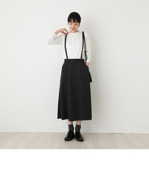 新品未使用　アドマンス　admance スカート　サスペンダー　シールームリン ストレッチサスペンダースカート｜アフタヌーンティー・リビング