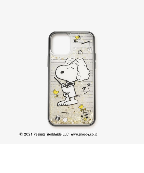オイルインiPhone12ケース/PEANUTS