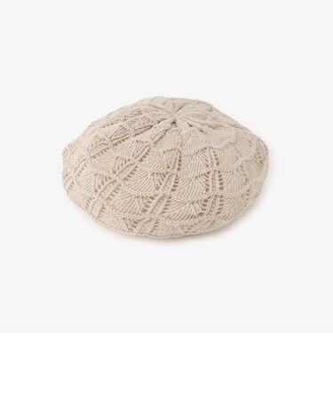ニットベレー帽