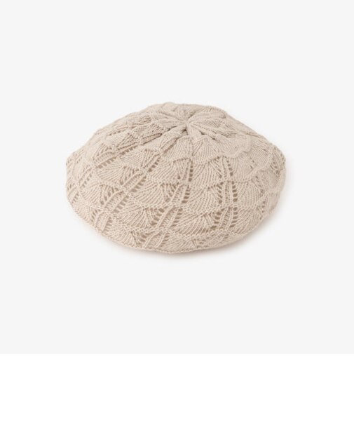ニットベレー帽