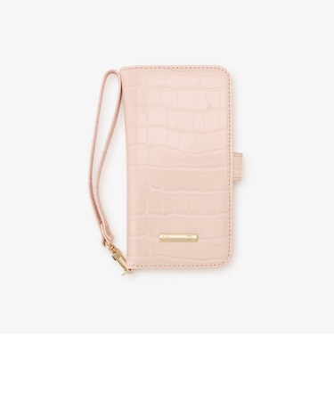 クロコ調ブック型iPhone12/12Proケース