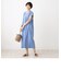 汗染み防止Vネックタックワンピース