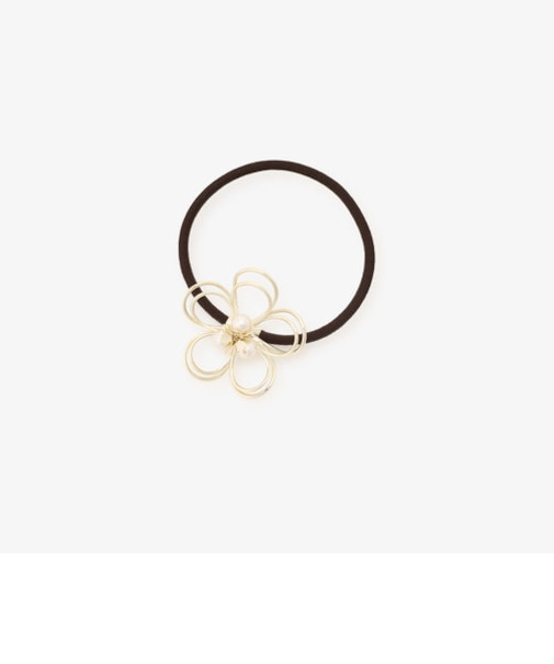 フラワーヘアゴム