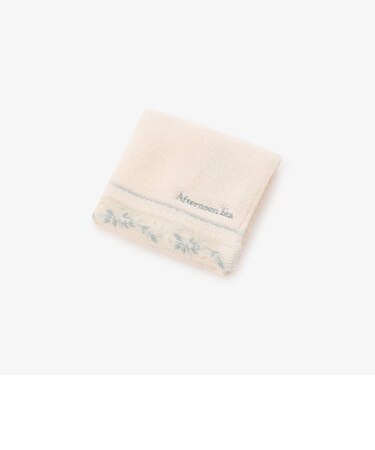 リーフ柄ミニタオル