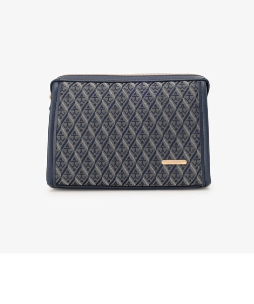 モノグラム台形ポーチ