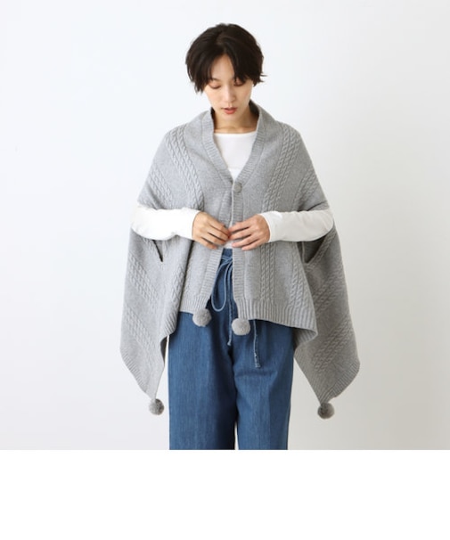 リサイクルポリエステルポンチョブランケット