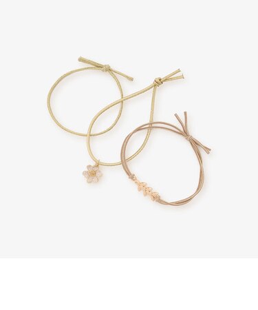 フラワーヘアゴムセット