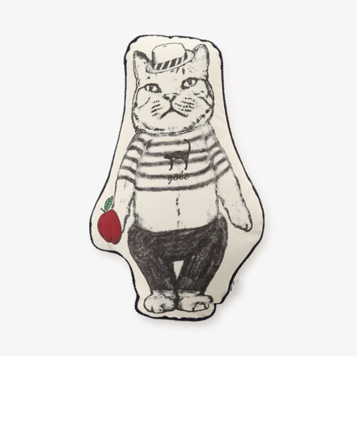 ダイカットクッション/gobe