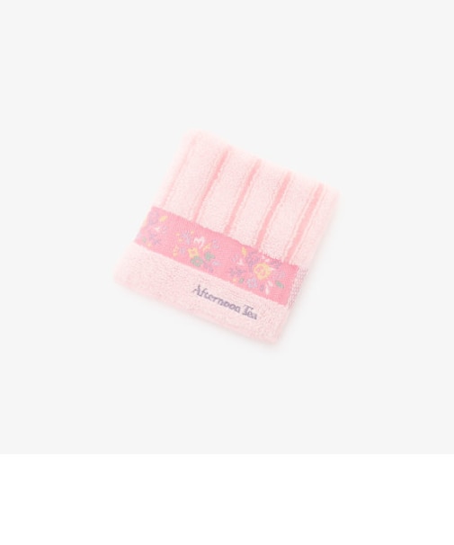 フラワーヘムミニタオル