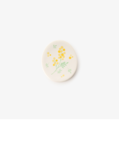 ミモザオーバルレスト/箸置き