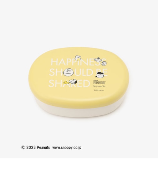 山中塗抗菌オーバルランチボックス/PEANUTS