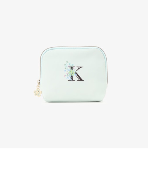 イニシャルティッシュポーチ