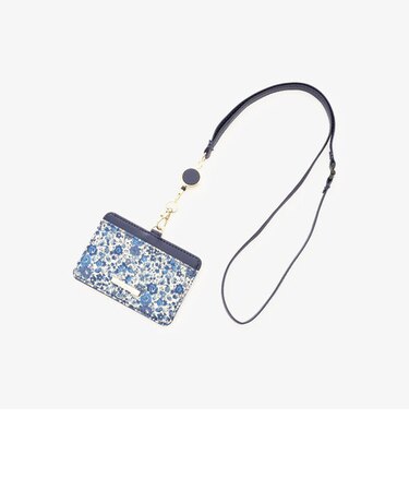 コードリール付きIDケース/リバティプリント