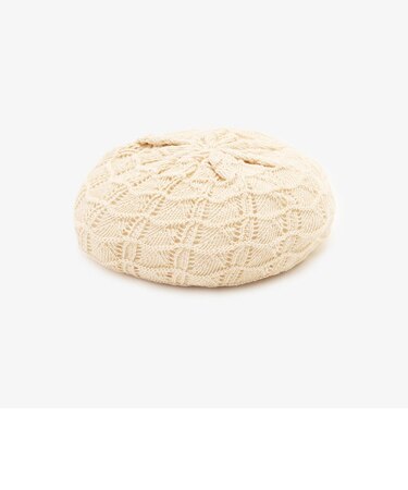 ニットベレー帽