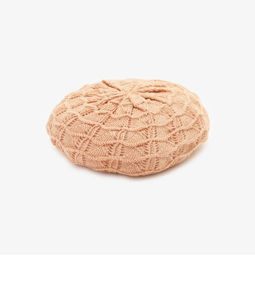 ニットベレー帽