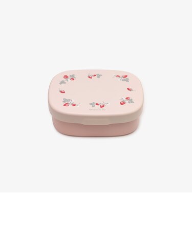 山中塗ストロベリー抗菌ワンタッチランチボックスS