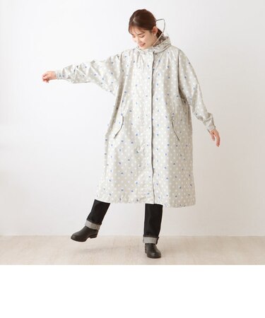 ドットドルマンレインコート