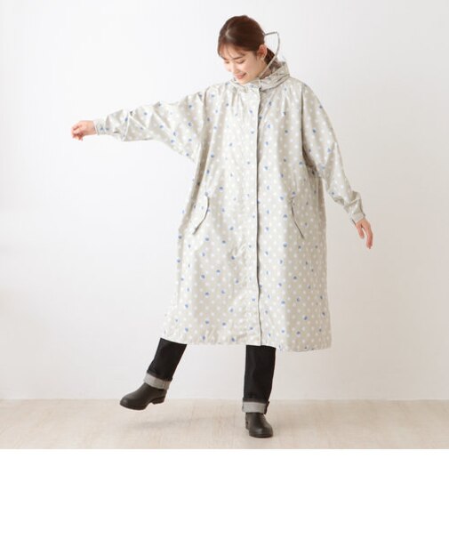 ドットドルマンレインコート