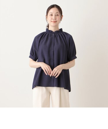 楊柳フリルブラウス