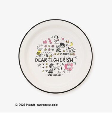 山中塗抗菌プレート/PEANUTS