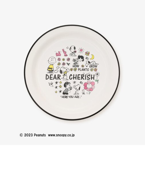 山中塗抗菌プレート/PEANUTS