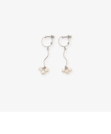 淡水パールイヤリング