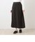 ウールライクツイルプリーツスカート