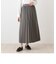ウールライクツイルプリーツスカート