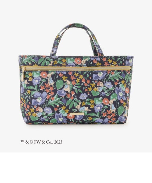 バッグインバッグ/リバティプリント/ピーターラビット(TM)