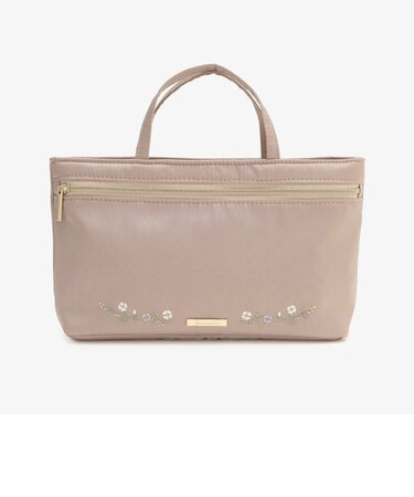 フラワー刺繍バッグインバッグ