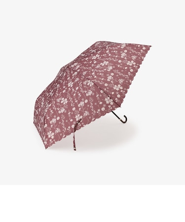 シルエットフラワー折りたたみ傘 雨傘