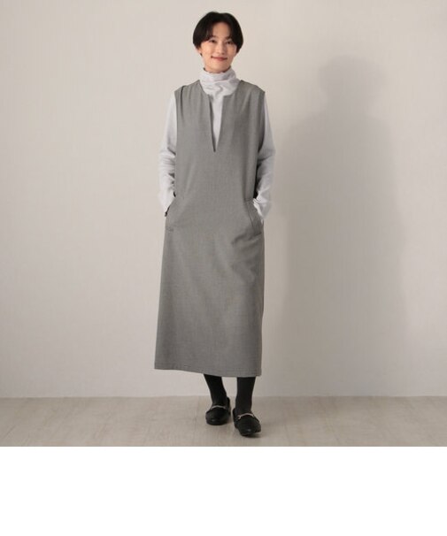 千鳥柄ジャンパースカート