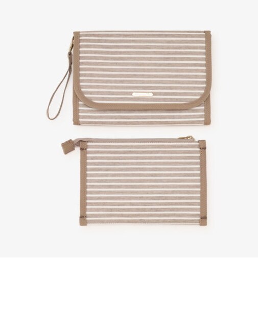 ボーダー母子手帳ケース