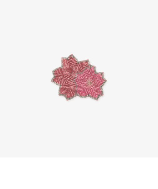 桜ビーズコースター