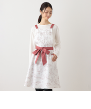 ラインフラワーエプロン