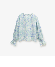 アートプリントブラウス