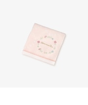 小花刺繍ミニタオル