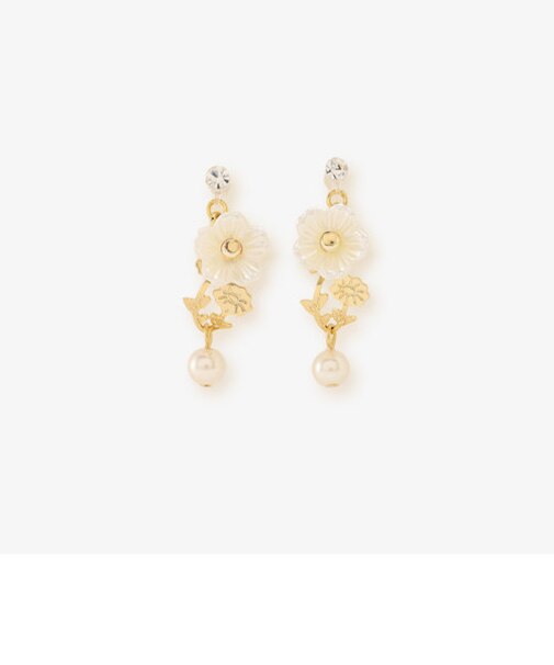 フラワーイヤリング