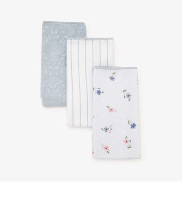 エリタージュフルールマイクロファイバーディッシュクロス3枚セット