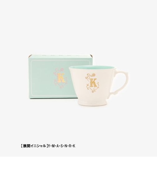 イニシャルマグカップ