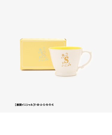 イニシャルマグカップ