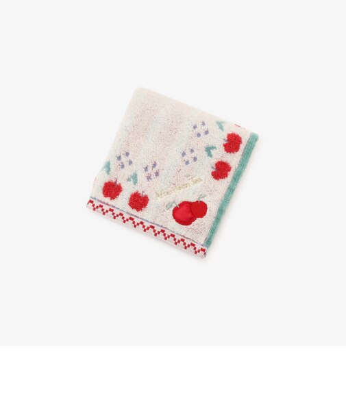 アップルジャカードミニタオル