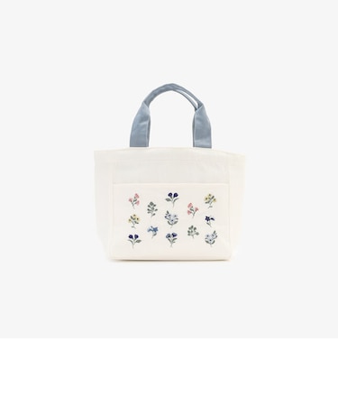 エリタージュフルール刺繍保冷ランチバッグ