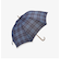 タータンチェック柄長傘 雨傘