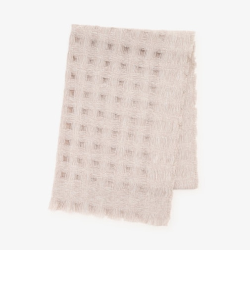 透かし編みストール