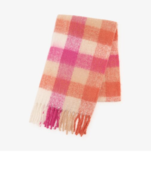 ブロックチェックマフラー