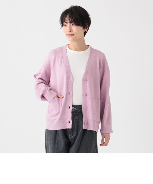 ふわふわスフレVネックカーディガン
