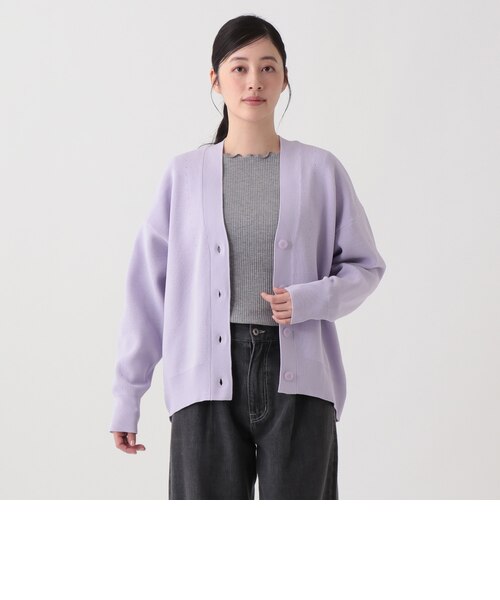 ルネ カーディガン 蜂さん ビジュー ライトパープル ラインストーン 36  